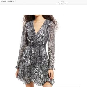 Lulus long sleeve fun printed dress